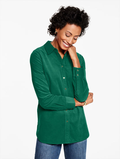 Talbots CORDUROY MODERN CLASSIC SHIRT