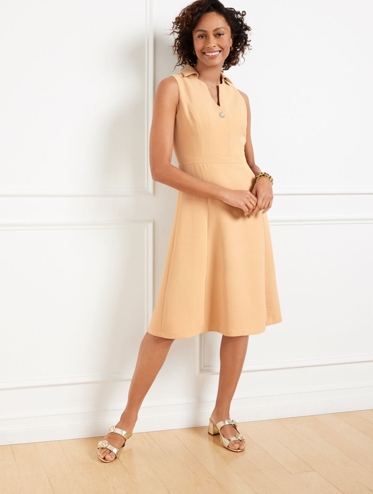 Talbots POLISHED CREPE DRESS