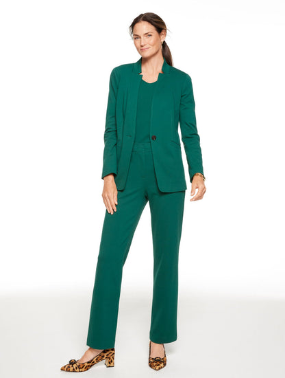 Talbots LUXE PONTE SINGLE BUTTON BLAZER