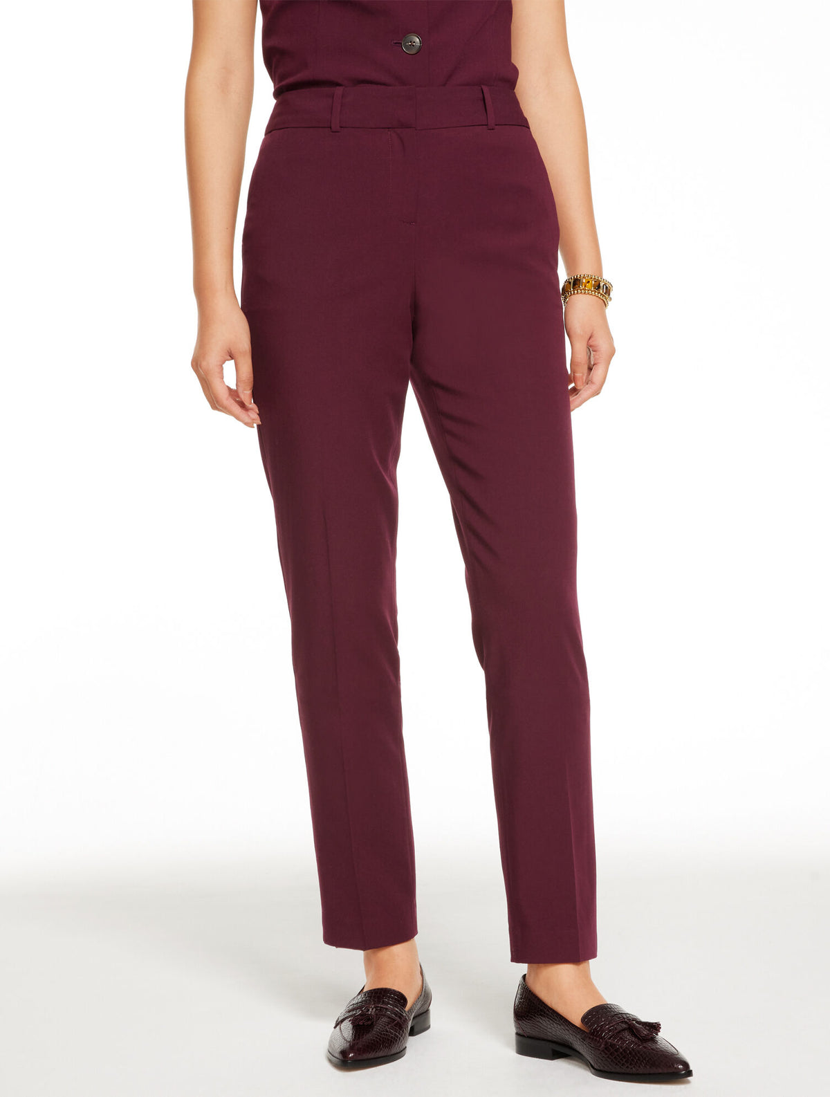 Talbots SLIM LEG CITY TWILL PANTS