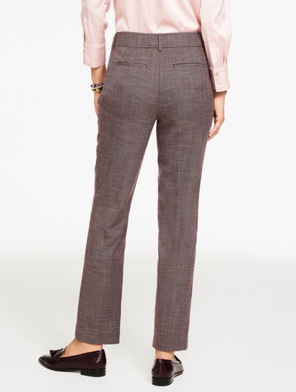 Talbots CLASSIC STRAIGHT-LEG TWILL TROUSERS