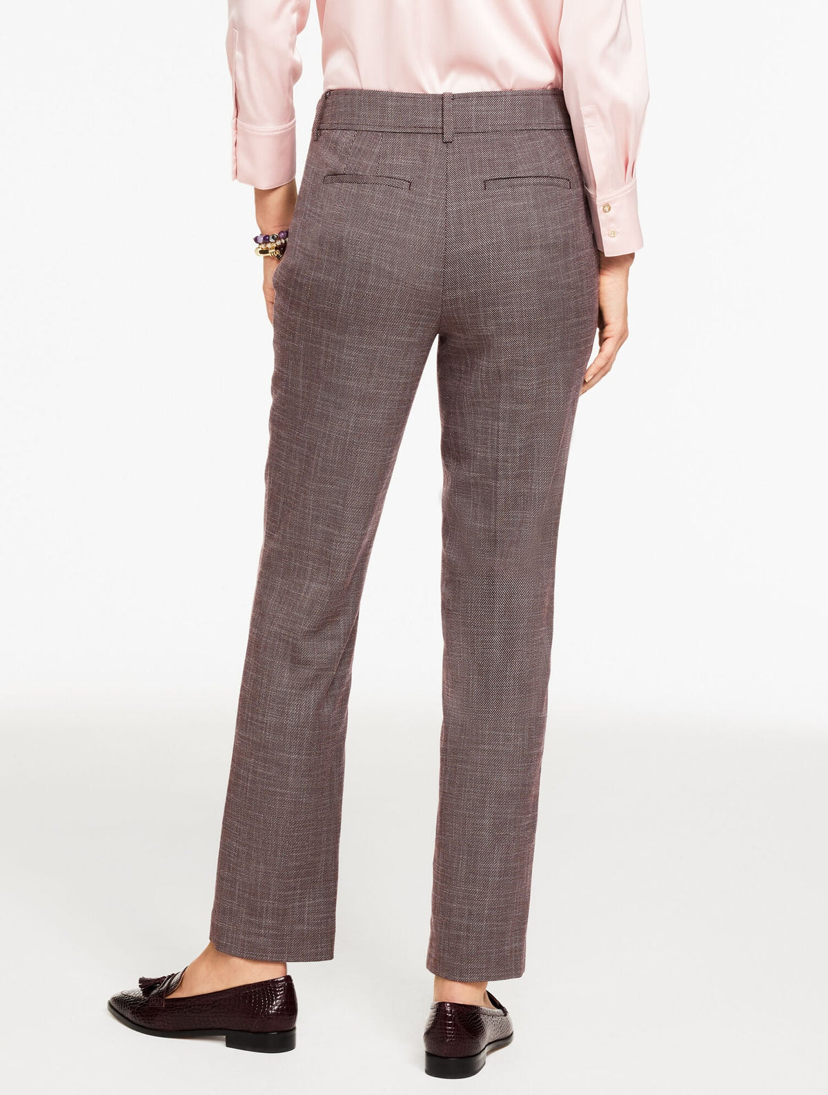Talbots CLASSIC STRAIGHT-LEG TWILL TROUSERS