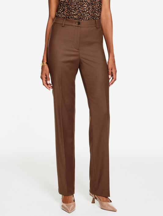 Talbots TALBOTS SOUTHAMPTON LUXE ITALIAN FLANNEL STRAIGHT LEG PANTS