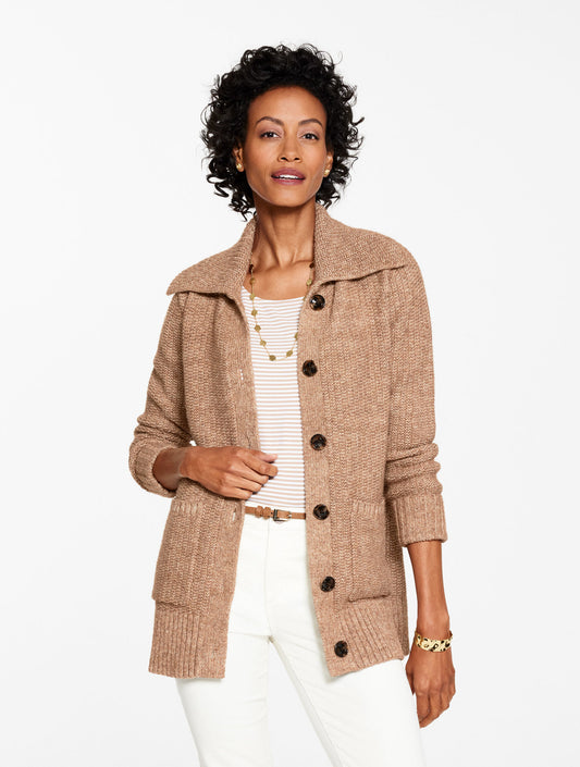 Talbots TEXTURED STITCH CARDIGAN