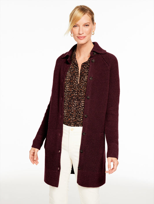 Talbots TEXTURED COATIGAN