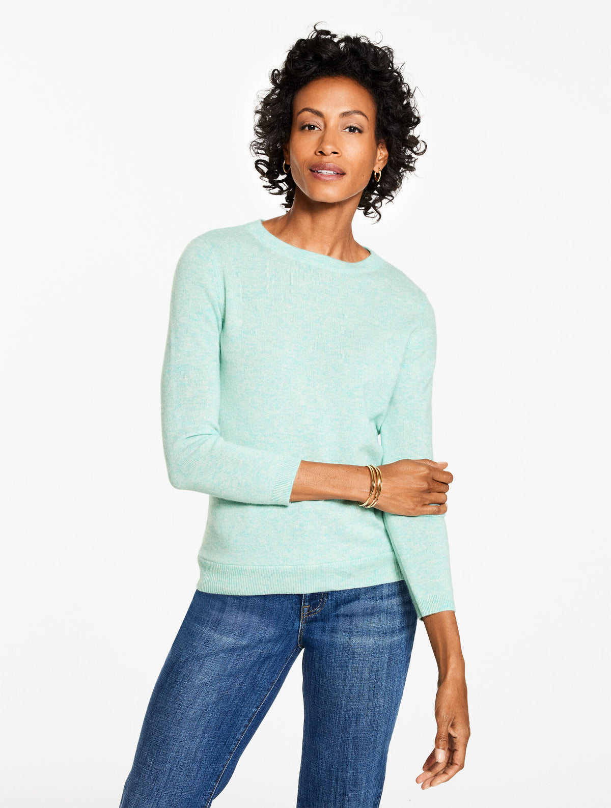 LIGHT SOFT JADE HEATHER,XS,Misses