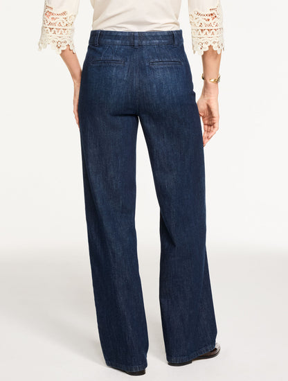 Talbots RELAXED TROUSER JEANS - WELLINGTON WASH