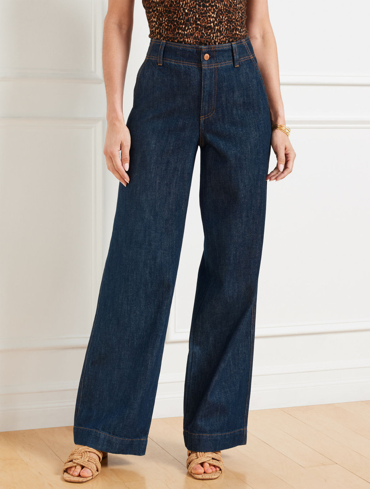Talbots RELAXED TROUSER JEANS - CHARLOTTE WASH