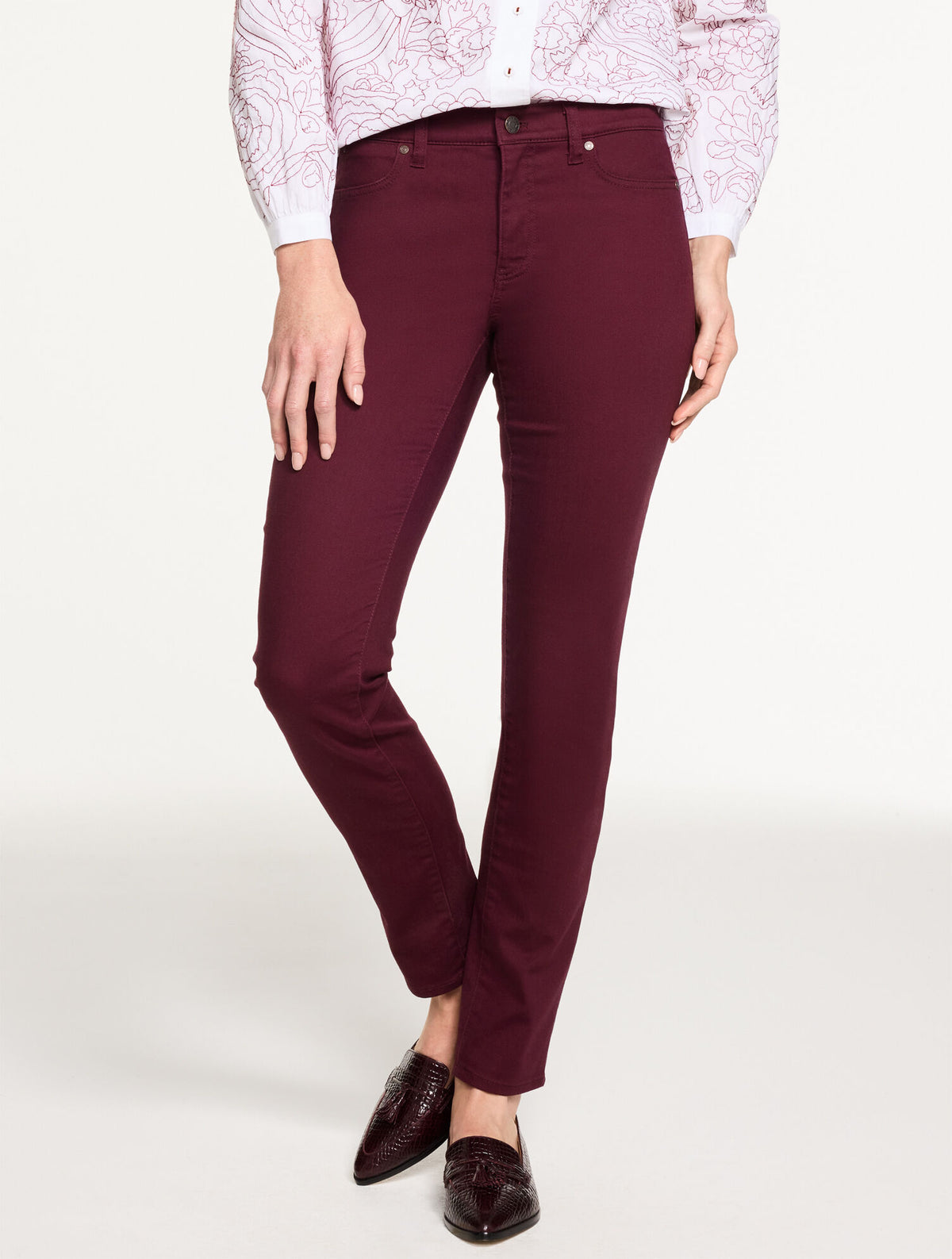 Talbots SLIM ANKLE JEANS - SOLIDS