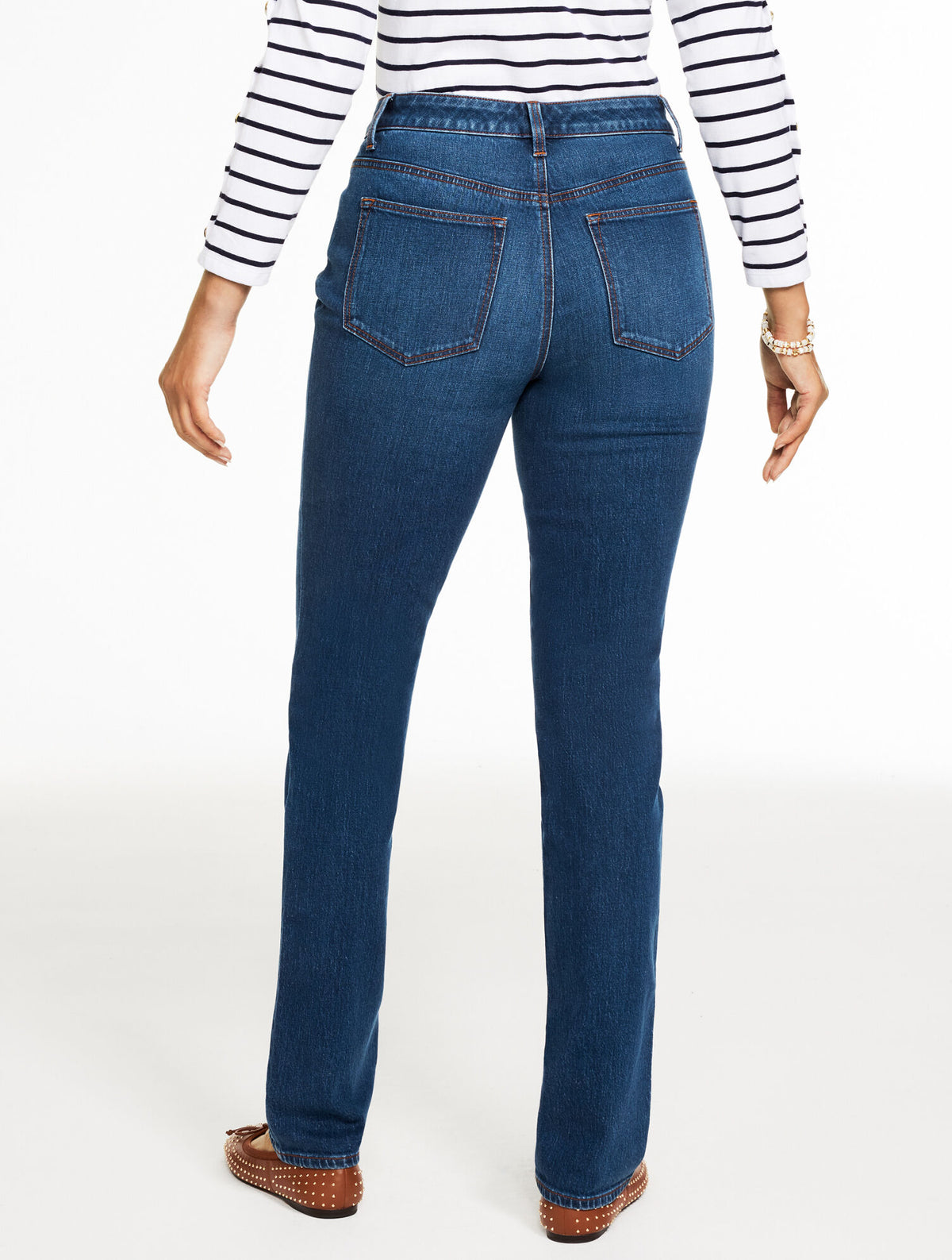 Talbots STRAIGHT LEG JEANS - RAMONA WASH - CURVY FIT