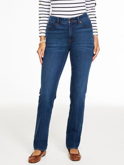 Talbots STRAIGHT LEG JEANS - RAMONA WASH - CURVY FIT
