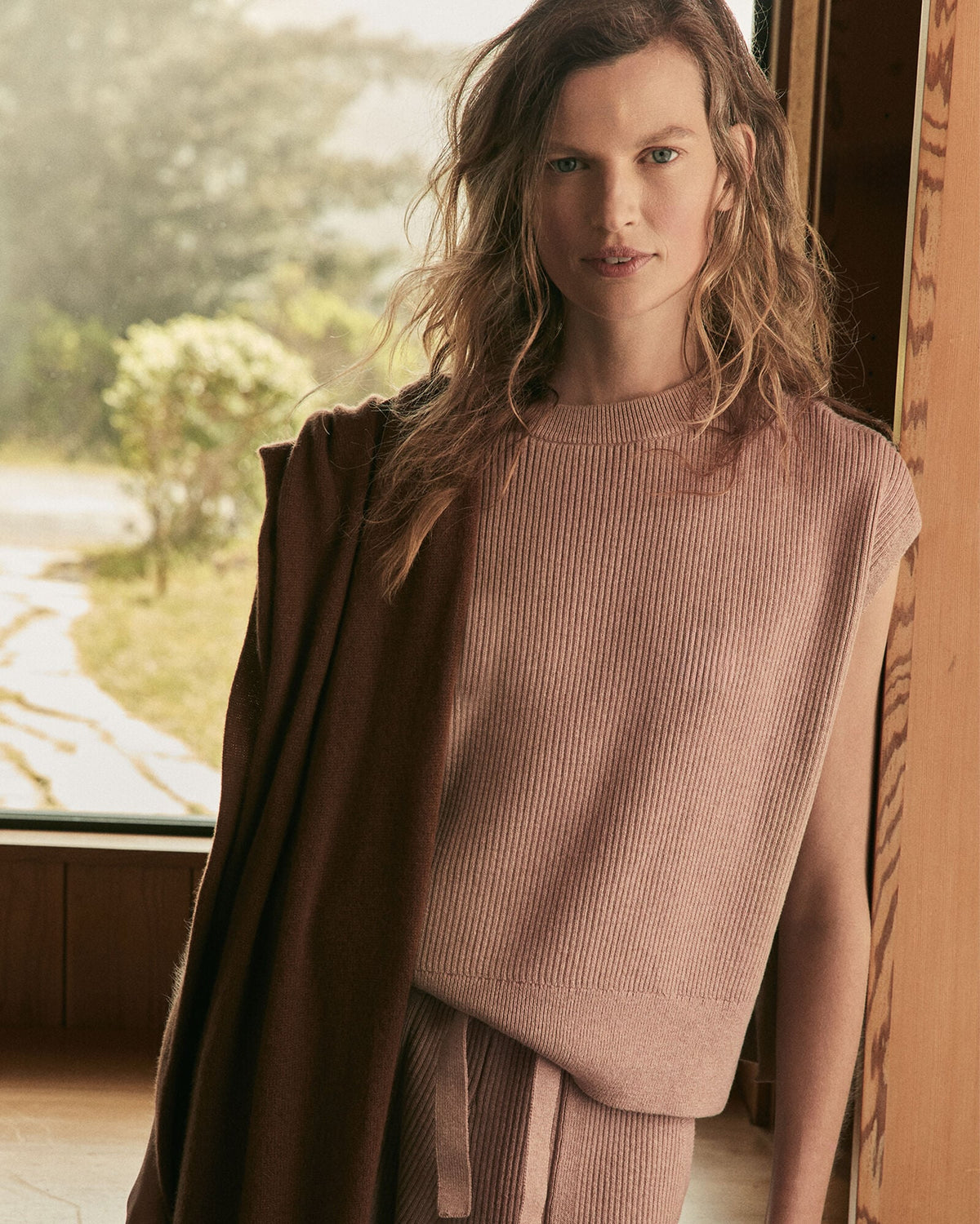 Talbots ORGANIC COTTON CASHMERE DROP SHOULDER TEE