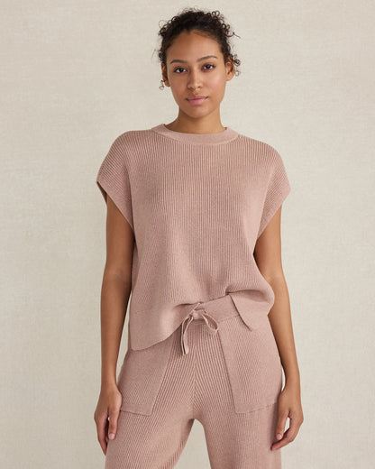 Talbots ORGANIC COTTON CASHMERE DROP SHOULDER TEE