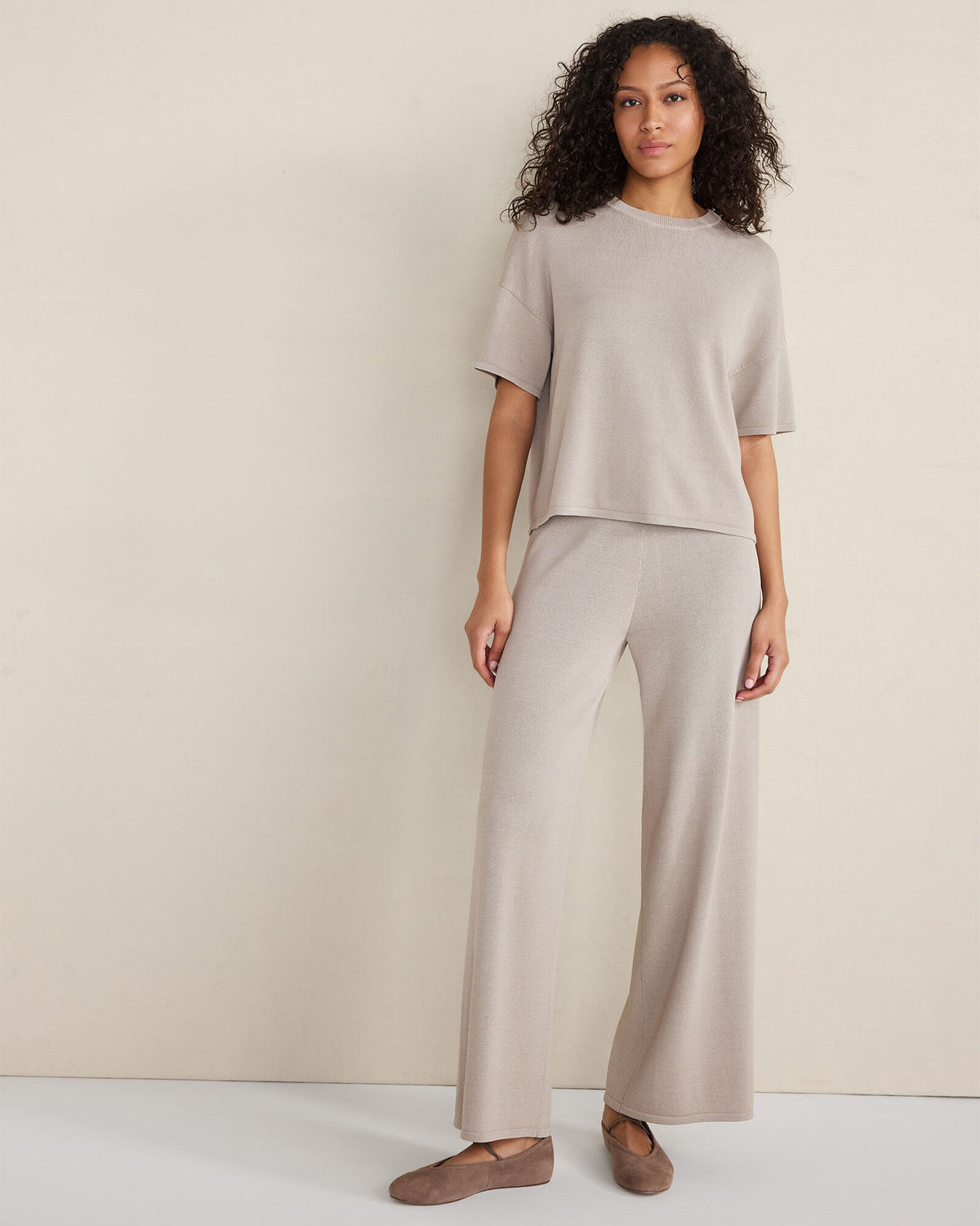 Talbots VISCOSE BLEND WIDE LEG PANTS