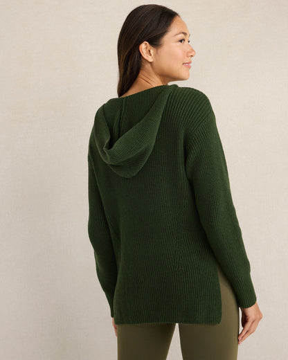 Talbots ORGANIC COTTON SHAKER STITCH HOODIE