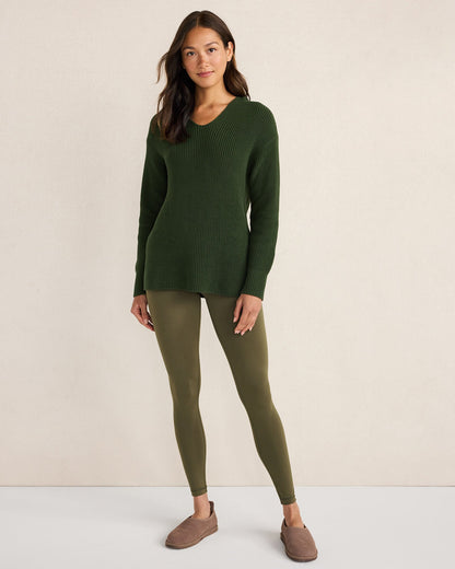 Talbots ORGANIC COTTON SHAKER STITCH HOODIE