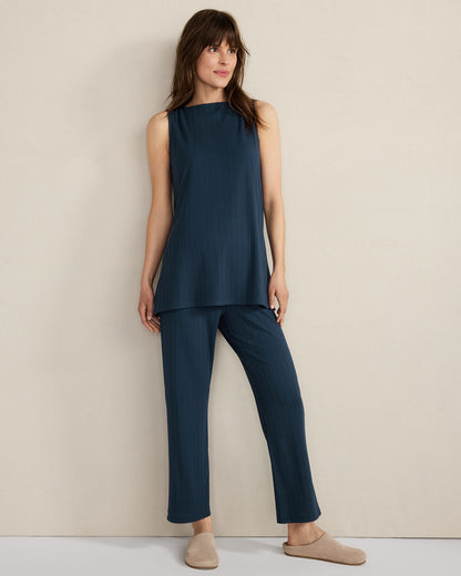 Talbots RIBBED KICK FLARE PANTS