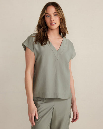 Talbots LUXE MODAL V-NECK TOP
