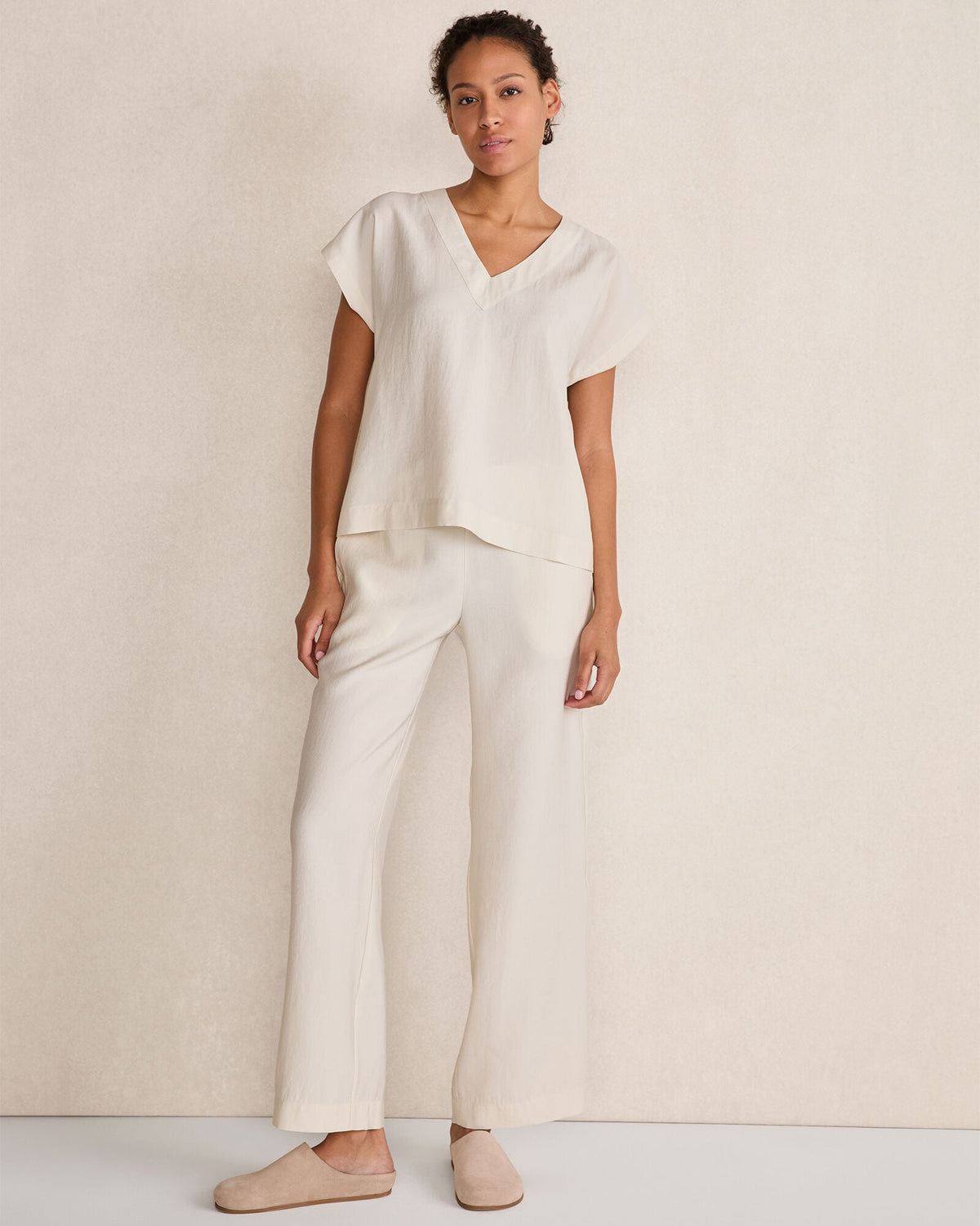 Talbots LUXE MODAL V-NECK TOP
