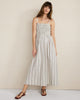 IVORY/TULE FOG STRIPE