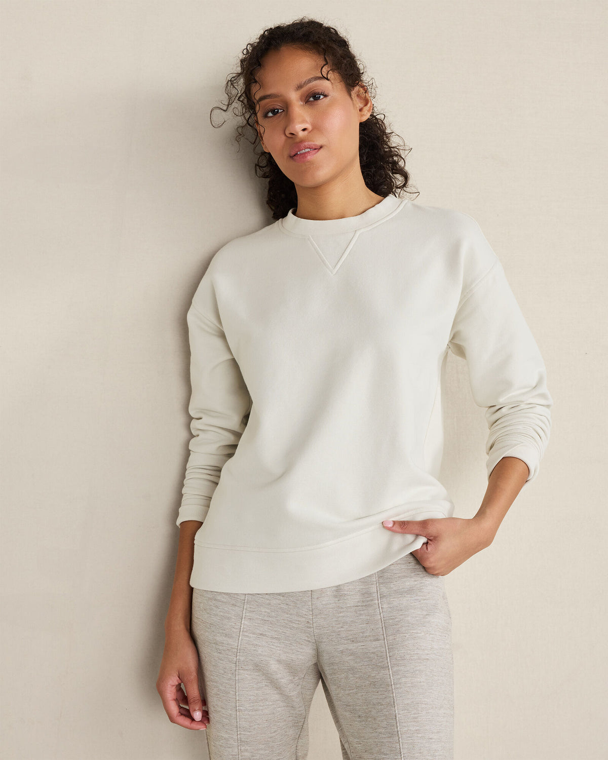 Talbots EVERYDAY FLEECE CREWNECK PULLOVER