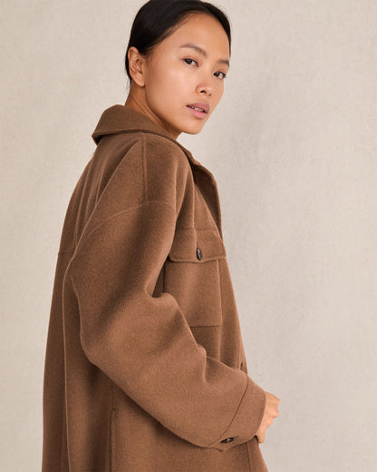 Talbots WOOL BLEND OVERSIZED SHACKET