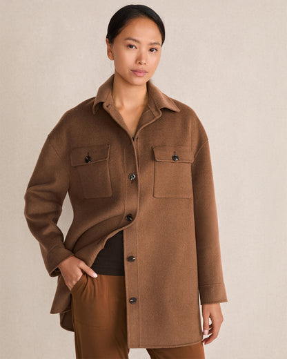 Talbots WOOL BLEND OVERSIZED SHACKET