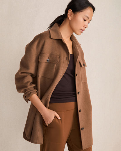 Talbots WOOL BLEND OVERSIZED SHACKET