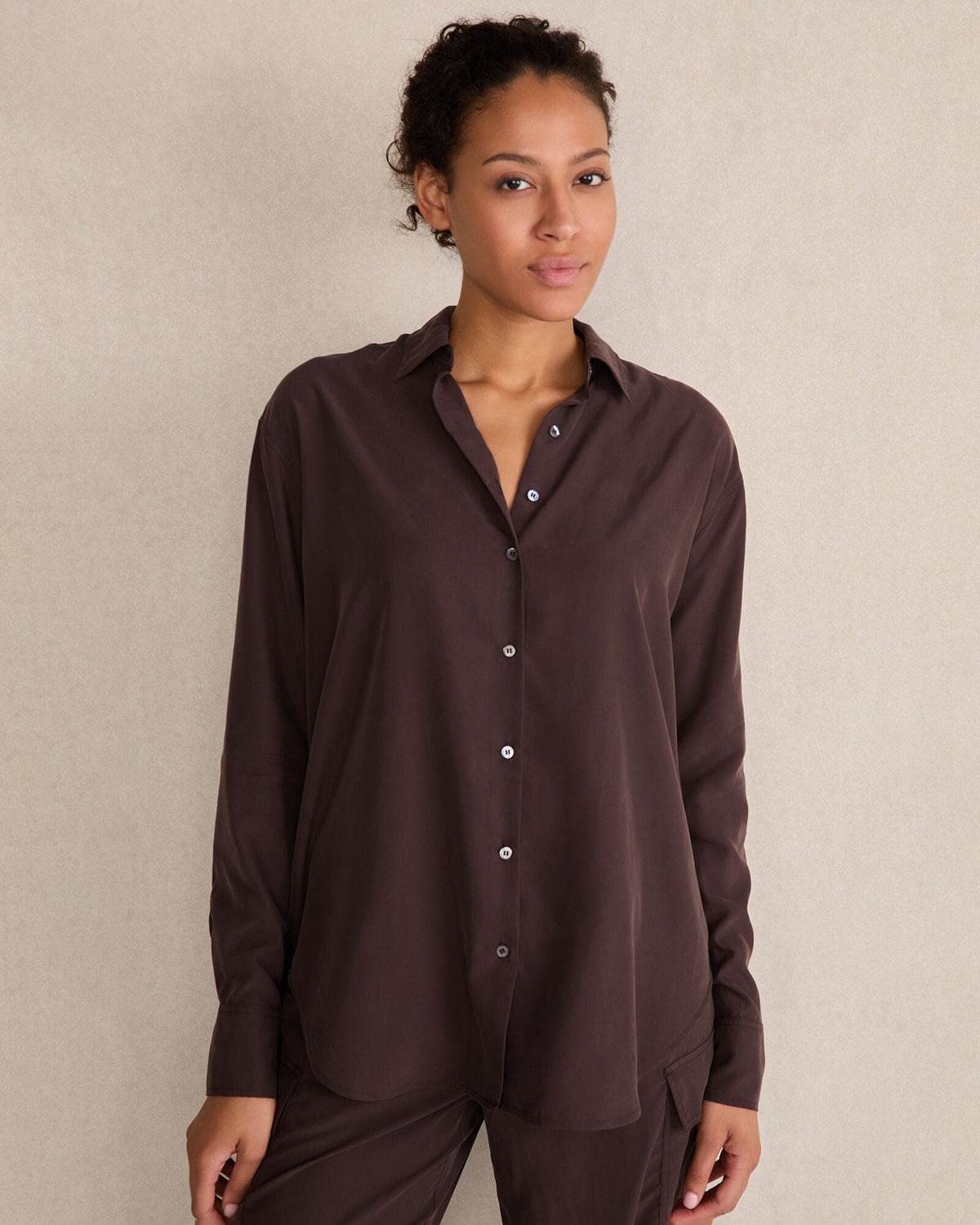 Talbots THE DAILY SHIRT IN DRAPEY MODAL