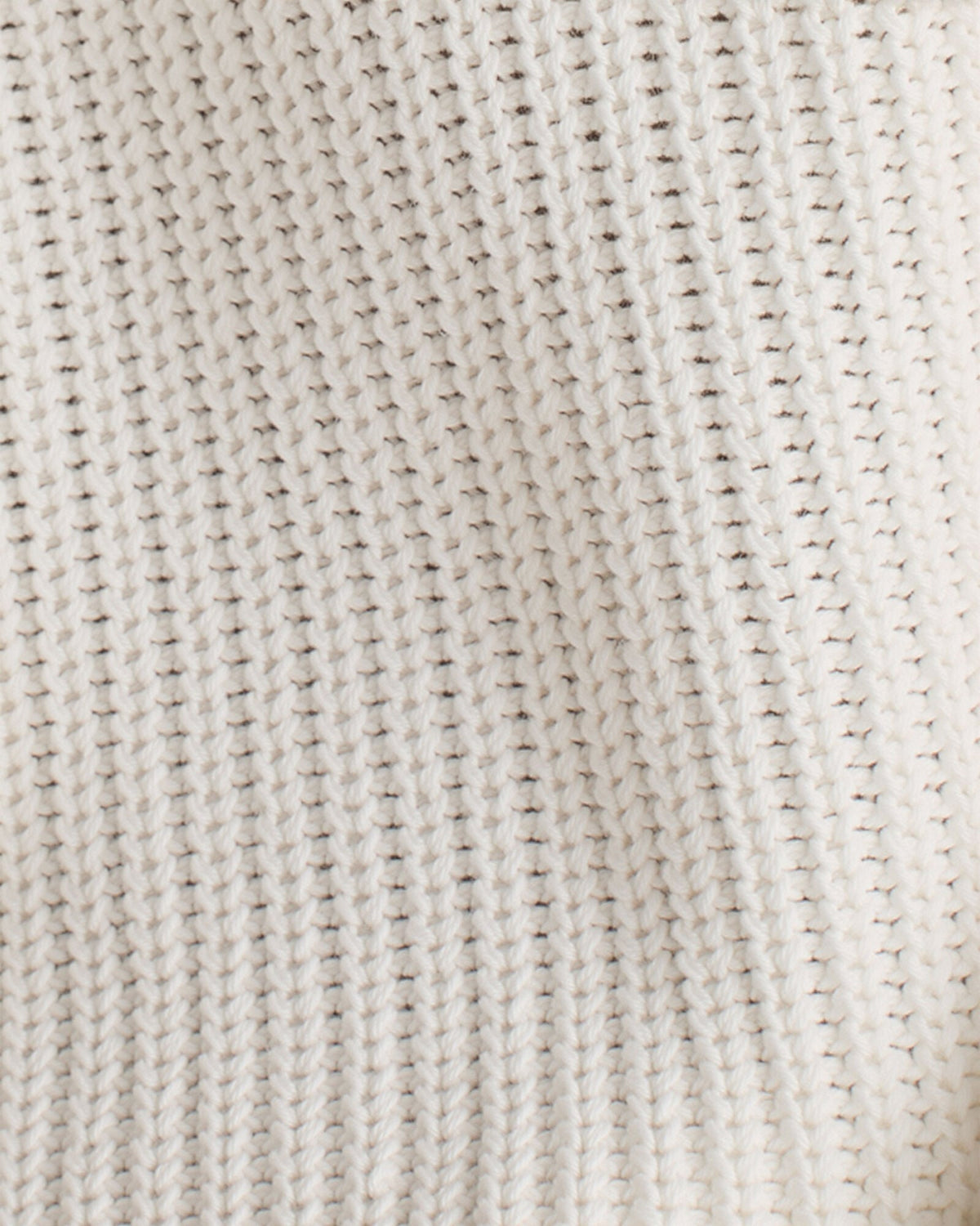 Talbots ORGANIC COTTON SHAKER STITCH ROLL NECK SWEATER