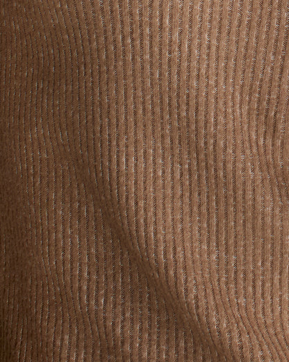 Talbots BRUSHED RIB KNIT DRAPE NECK TOP