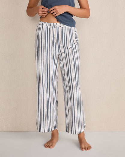 Talbots ORGANIC COTTON JERSEY PAINTED STRIPE PAJAMA PANTS