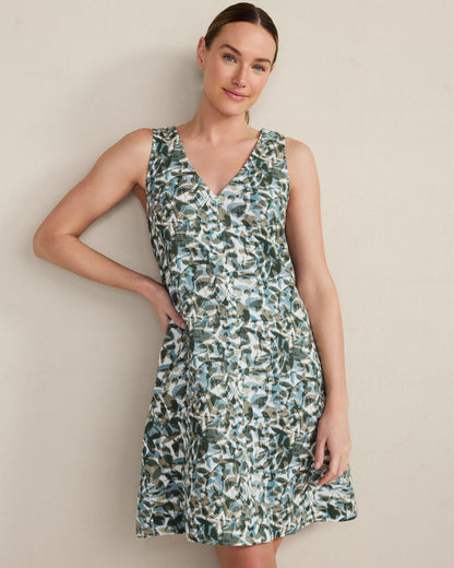 Talbots ORGANIC COTTON GAUZE FLORAL CHEMISE