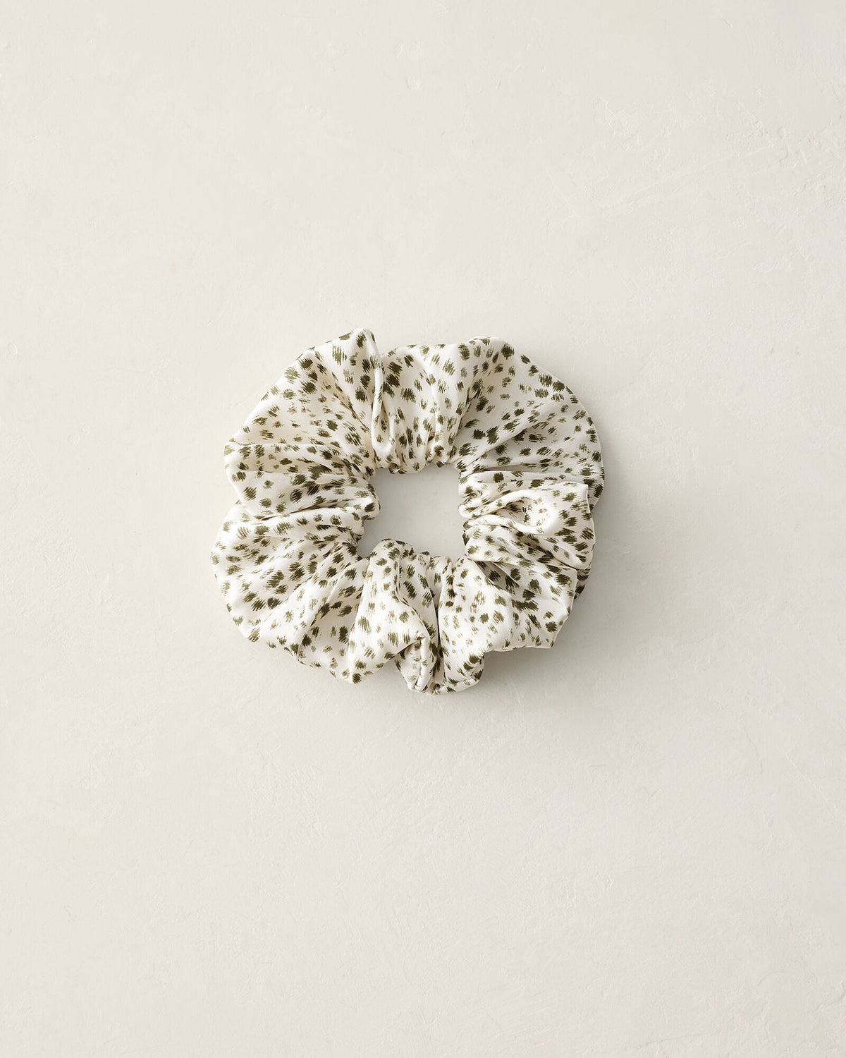 Talbots WASHABLE SILK ANIMAL DOT SCRUNCHIE
