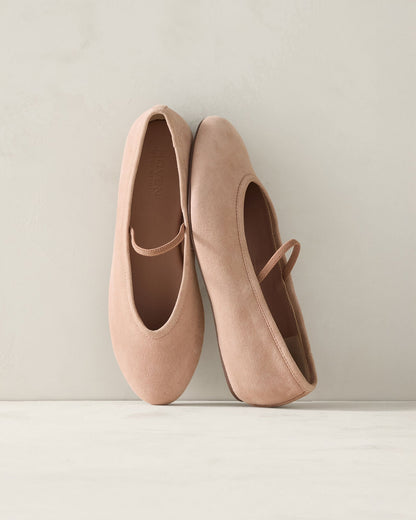 Talbots SUEDE MARY JANE BALLET FLATS