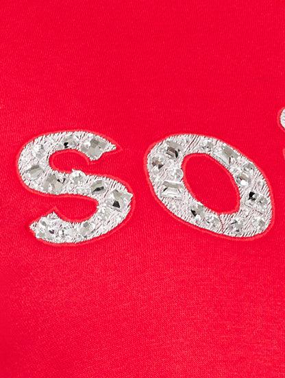 Talbots EMBELLISHED CREWNECK SWEATSHIRT - SOIRÉE