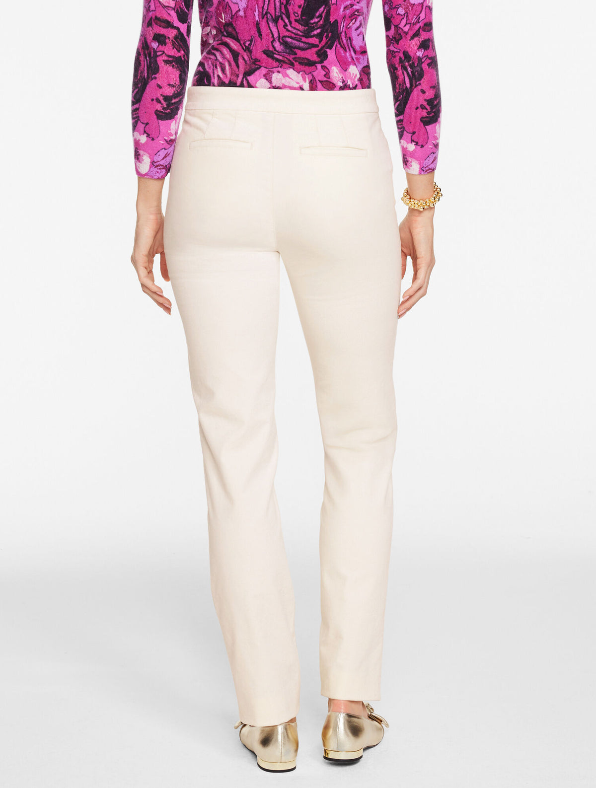 Talbots STRAIGHT LEG STRETCH VELVETEEN PANTS