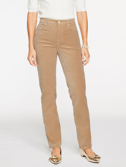 Talbots STRAIGHT LEG CORDUROY PANTS