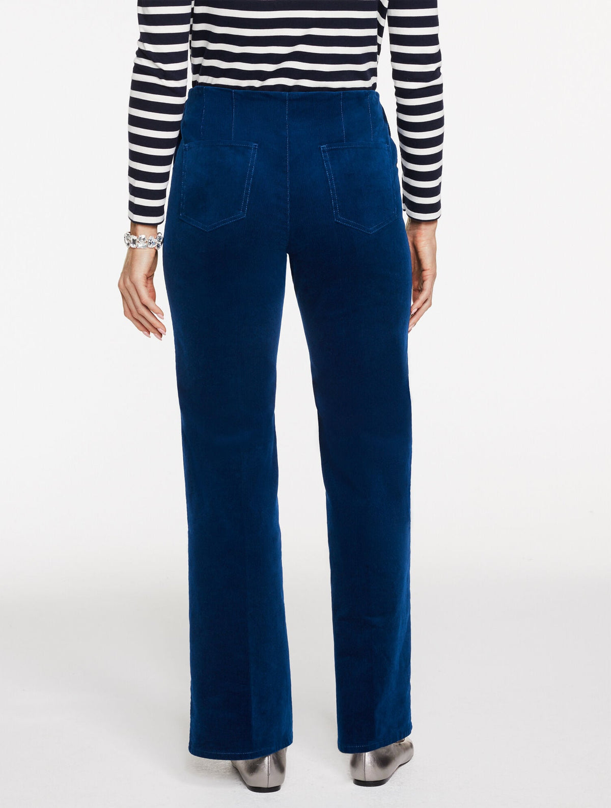 Talbots TROUSER LEG CORDUROY PULL-ON PANTS