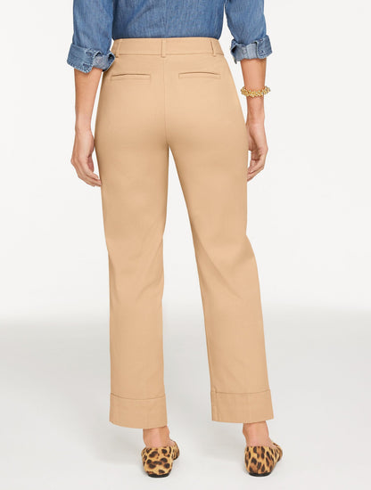 Talbots AIDEN TWILL STRAIGHT ANKLE PANT