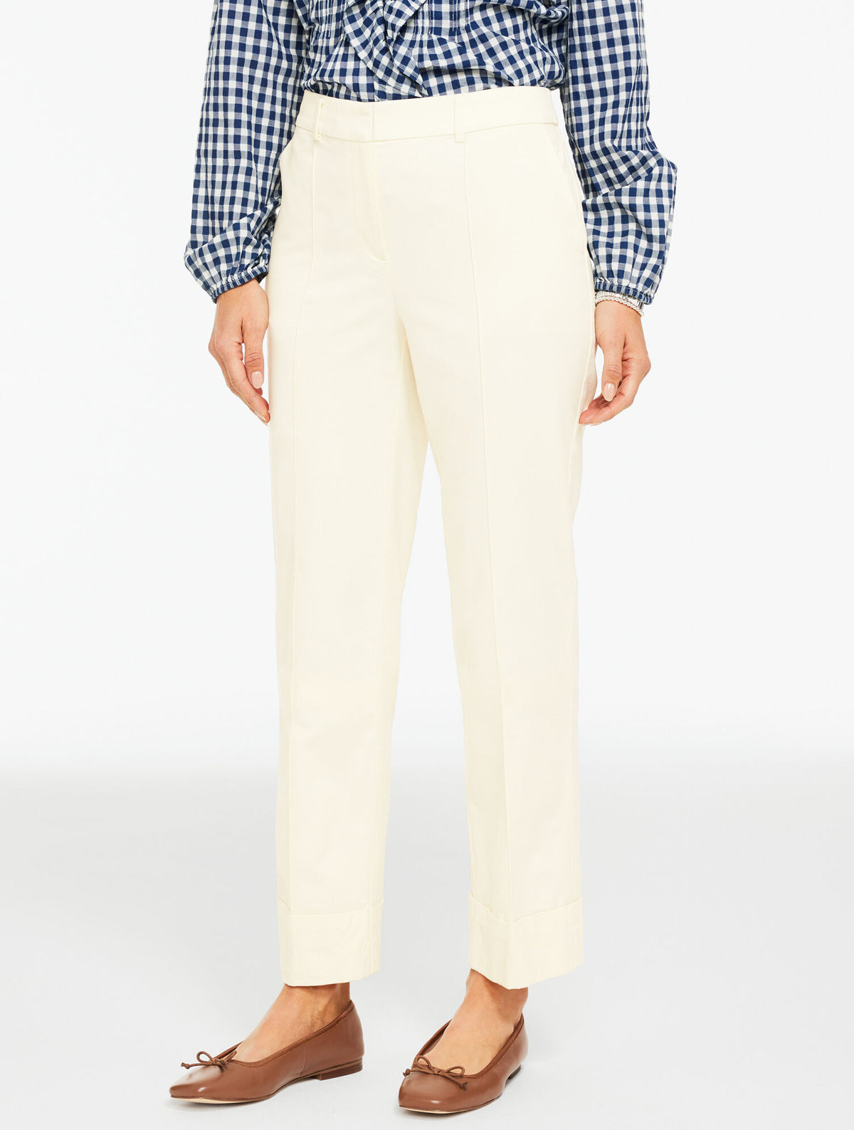 Talbots AIDEN TWILL STRAIGHT ANKLE PANT
