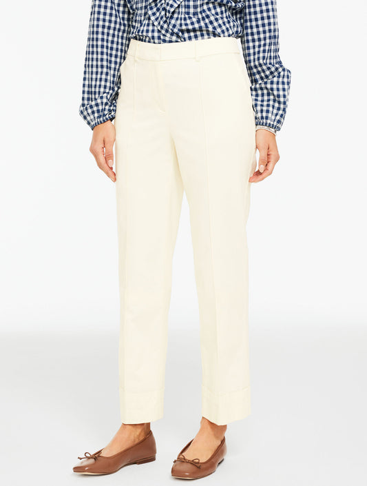 Talbots AIDEN TWILL STRAIGHT ANKLE PANT