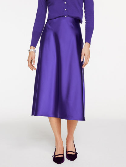 Talbots SATIN MIDI SKIRT