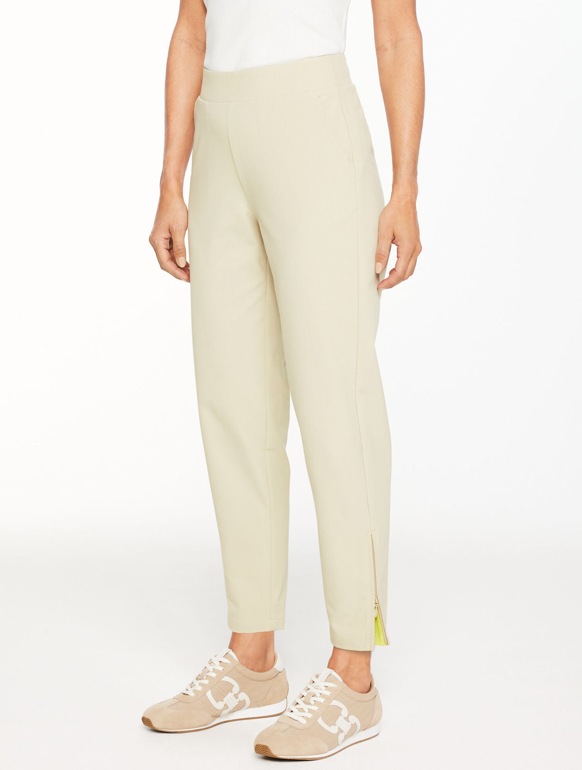 Talbots WOVEN TAPER LEG PANTS