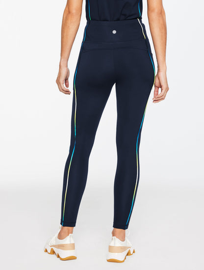 Talbots SPORT FLEECEBACK LEGGINGS - OMBRÉ PIPED