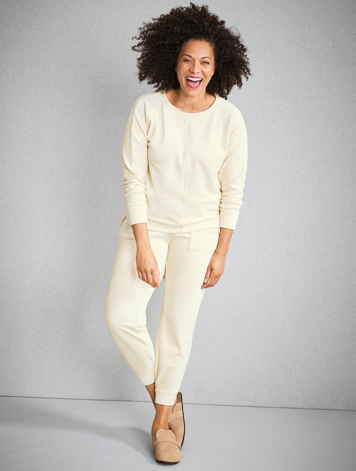 Talbots SKY LOUNGE VELOUR JOGGERS