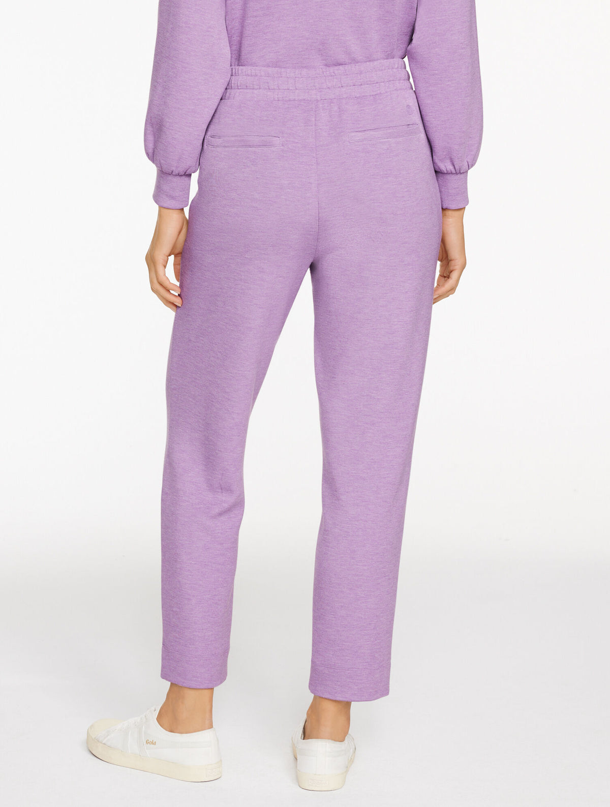Talbots AIRKNIT STRETCH TAPERED LEG PANTS - HEATHERED