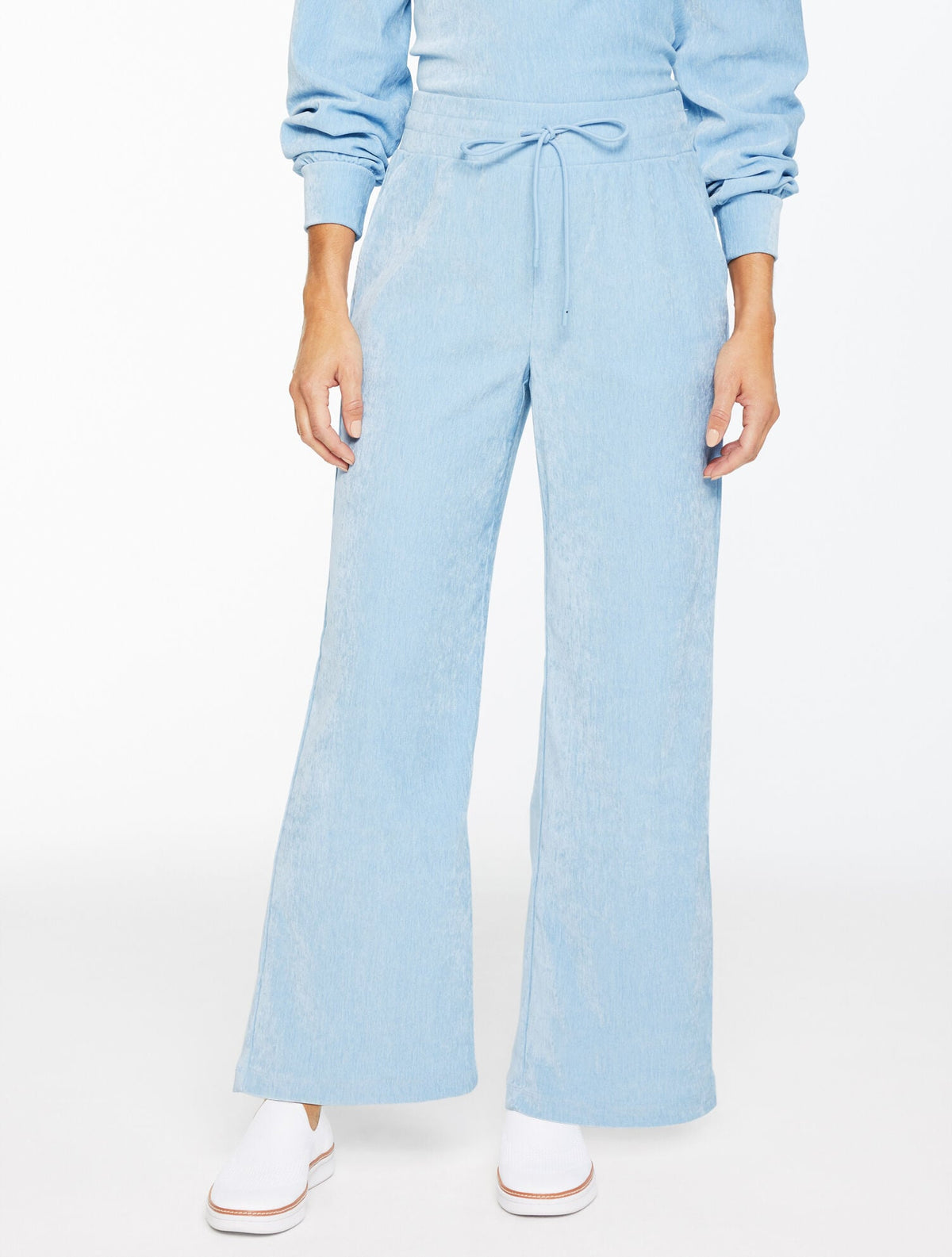 Talbots VELOUR WIDE LEG PANTS