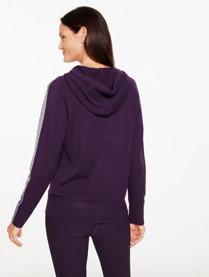 Talbots METALLIC HOODED SWEATER