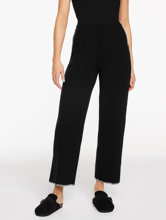Talbots WHIPSTITCH WIDE LEG SWEATER PANTS